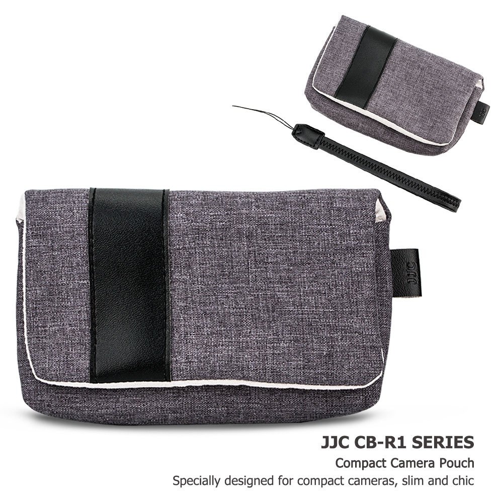 JJC กระเป๋ากล้องคอมแพคกล้องดิจิตอลกระเป๋าเดินทางสำหรับ Sony ZV-1, RX100 VA VII VI V IV III II, Ricoh GR3 GR IIIx III II, Canon G7X & Mark III II, Olympus TG-1/2/3/4/5