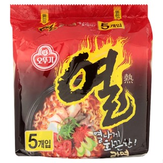 โอโตกิยวนราเม็งหมูต้มยำ แพ็ค5OTTOGI 120 กรัมYEUL RAMEN HOTTASTE120G.PACK5