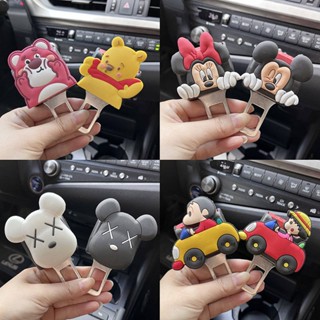 Car Safety Plug with Lock Stopper Bayonet Cute Cartoon Car Extension Holder Connector Insert Car Pick Head o9db