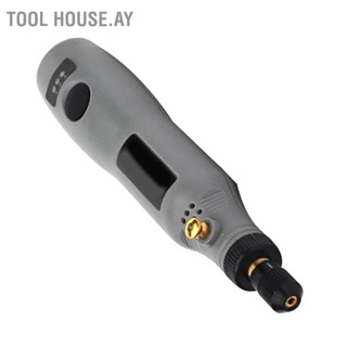 Tool House.ay ปากกาเจียรไฟฟ้า 3 เกียร์ ปากกาขัดไฟฟ้าแบบพกพาแบบปรับได้สำหรับโมดูลหัวฉีด DIY