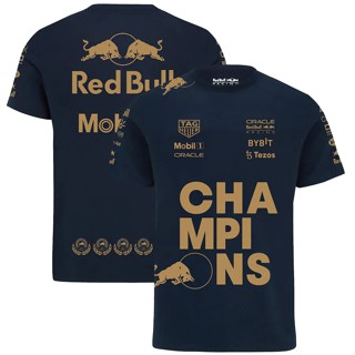 เสื้อกีฬาแขนสั้น ลายทีมแข่งขัน F1 และเสื้อเจอร์ซีย์ Red Bull Team F1 เหมาะกับฤดูร้อน สําหรับผู้ชาย และผู้หญิง 2023