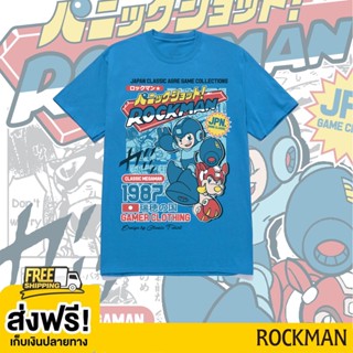 [NEW!!!]เสื้อยืดสกรีน ลายเกมส์ การ์ตูน Rockman Kirby TwinB Anpan เสื้อคอกลม เสื้อไซส์ใหญ่ Cotton100%