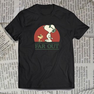 2023เสื้อยืดผ้าฝ้าย เสื้อยืดผู้ชาย Used - Snoopy Far Out "T- Edition T - Boy เสื้อยืดเด็กผู้หญิง เสื้อยืด S-5XL