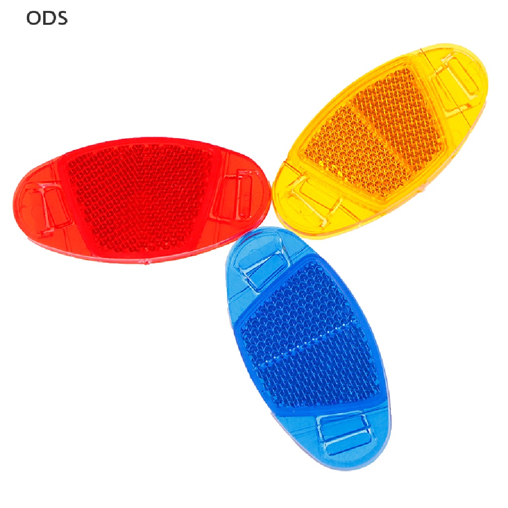 Ods ไฟสะท้อนแสง เพื่อความปลอดภัย สําหรับติดซี่ล้อรถจักรยาน 3 สี 4 ชิ้น