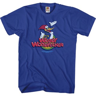 เสื้อยืดแขนสั้น Woody Woodpecker T-Shirt เสื้อสาวอวบ เสื้อเด็กหญิง เสื้อโอเวอร์ไซ เสื้อยืด oversize_03