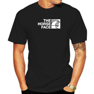 The Horse Face T Shirts Men Casual Cotton New Fashion New Summer Short Sleeve Funny Riding Horse T Shirt Hip Hop Te_02