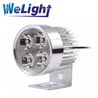 (1 ชิ้น) ไฟสปอตไลท์ 12v 12w กระพริบ 4LED ไฟหน้ารถยนต์ รถจักรยานยนต์ ไฟหน้ารถ ไฟสปอตไลท์ ที่แข็งแกร่ง สว่างมาก