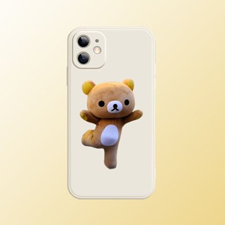 เคสโทรศัพท์มือถือ ลายริลัคคุมะน่ารัก สําหรับ iPhone 13 12 pro Max 7 8 plus Se 2020 8 plus 11 12 pro Max X Xr Xs Max