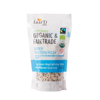 แฟร์ดี HOM ข้าวขาวหอมมะลิผสมควินัวมิกซ์500กFAIRD ORGMALI WH RICE+QUINOA500G