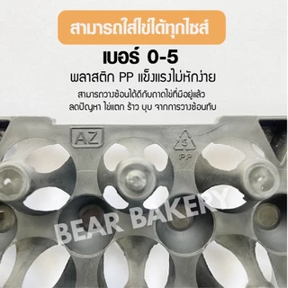 แผงไข่ แผงไข่พลาสติก The Kitchen แผงไข่ไก่ แผงใส่ไข่ 30 ฟอง ใส่ไข่ได้ทุกเบอร์ ถาดไ