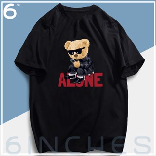 TEDDY BEAR ALONE TSHIRT COTTON UNISEX ASIA SIZE HD HIGH QUALITY_02