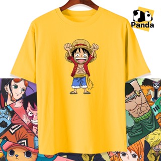  ใหม่เอี่ยม☢✾ลูฟี่วันพีซเสื้อยืด ONE PIECE เสื้อยืดลูฟี่เสื้อเชิ้ต Unisex ขนาดเอเชีย หลากหลายสีCOTTON KH/