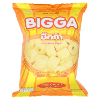 บิกก้าขนมอบกรอบ BIGGA นม 45ก.CORN SNACK MILKFLA45G.