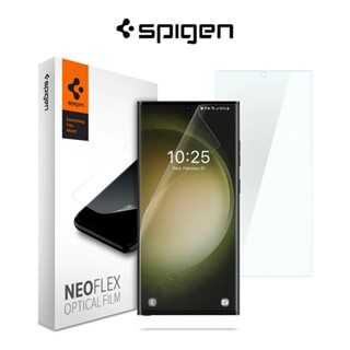 Spigen Galaxy S23 Ultra Neo Flex HD ฟิล์มกันรอยหน้าจอ Samsung ป้องกันรอยขีดข่วน และรอยนิ้วมือ (2 แพ็ค)