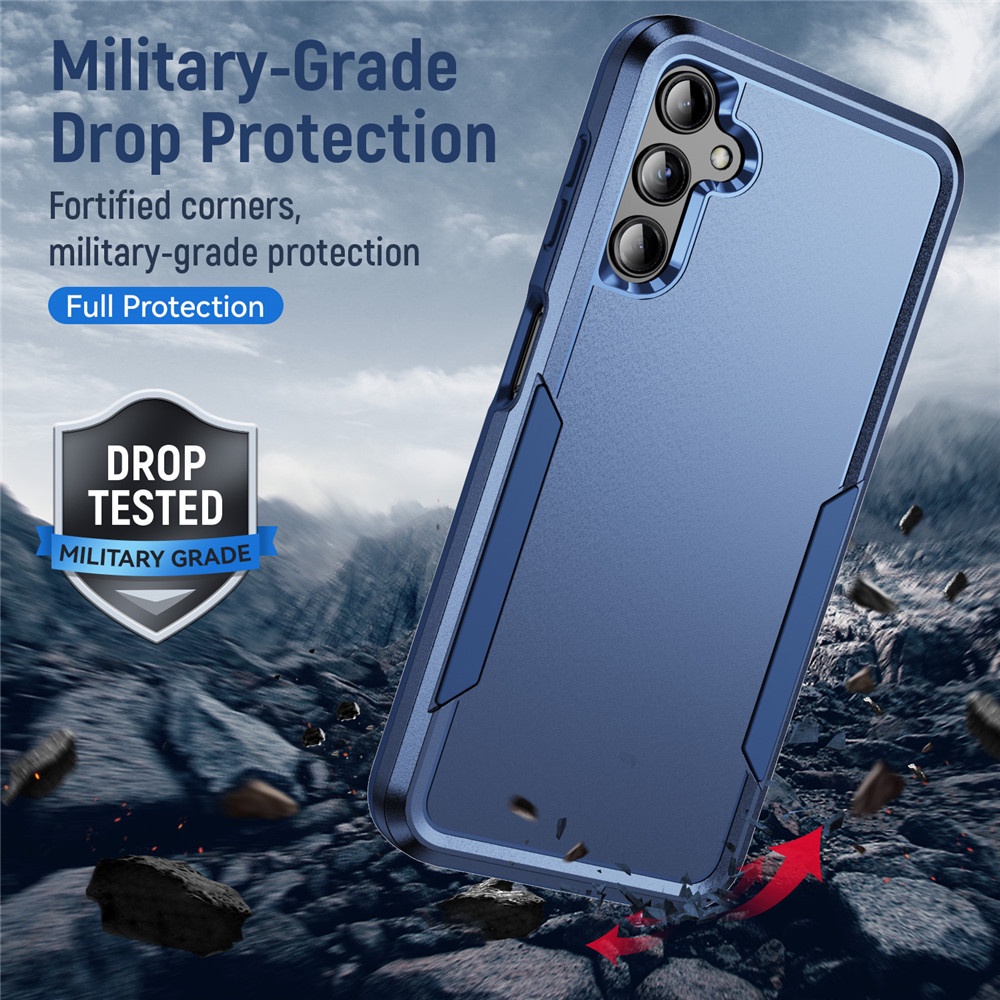 Samsung Galaxy A14 A15 A05S A55 A25 A54 A73 A72 A53 A35 5G S23 FE Drop Protection Matte Feeling Hard เคสโทรศัพท์