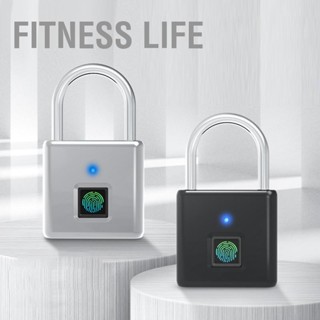 Fitness Life กุญแจลายนิ้วมือ 0.5s ปลดล็อคอย่างรวดเร็ว 2000N แรงดึงสมาร์ทกุญแจสำหรับกระเป๋าเดินทางหอพัก