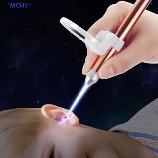 Mchy&gt; ใหม่ ไม้แคะหู ปากกาเอนโดสโคป ไฟฉาย LED พร้อมแว่นขยาย และช้อนทําความสะอาดหู สําหรับเด็กทารก