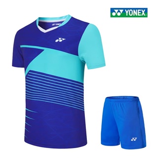 Yonex เสื้อแบดมินตัน แขนสั้น แบบแห้งเร็ว สําหรับผู้ชาย และผู้หญิง เหมาะกับการแข่งขันกีฬาเทนนิส