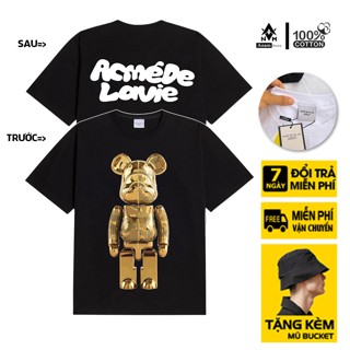 Bearbrick 10 cotton 100% Genuine T-Shirt, oversize form, Genuine Standard Goods, full Stamps, Anam Store_05