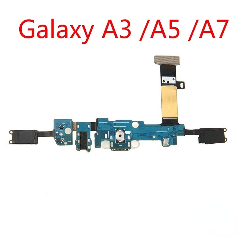 พอร์ตชาร์จ USB Flex สําหรับ SamSung A3 A5 A7 2015 A300F A500F A700F 2016 A310F A510F A710F Dock Connector Mic
