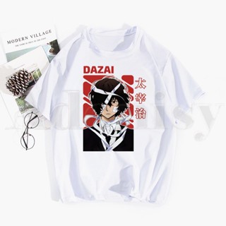 เสื้อยืดคอกลม พิมพ์ลายการ์ตูนกราฟฟิค N5ZB Chuuya Nakahara Bungou Stray Dogs แฟชั่นสําหรับผู้ชาย_09