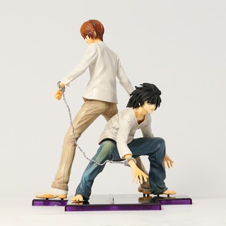 โมเดลฟิกเกอร์ PVC Death Note Yagami Light &amp; L ของเล่นสําหรับตกแต่งบ้าน