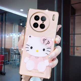 เคสโทรศัพท์มือถือ TPU นิ่ม ป้องกัน ปิดด้านหลัง แบบป้องกัน ลาย KT น่ารัก สําหรับ VIVO X90 Pro Pro+ Plus 5G 2023 X90 X90Pro X90Pro