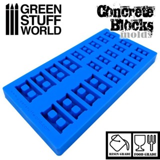 Green Stuff World Silicone molds - Concrete Blocks