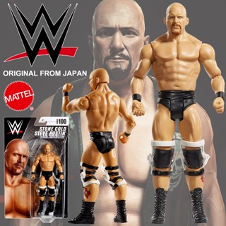 งานแท้ WWE Mattel นักมวยปล้ำ Stone Cold Steve Austin สโตน โคลด์ สตีฟ ออสติน งูหางกระดิ่ง Texas Rattlesnake Action Figure