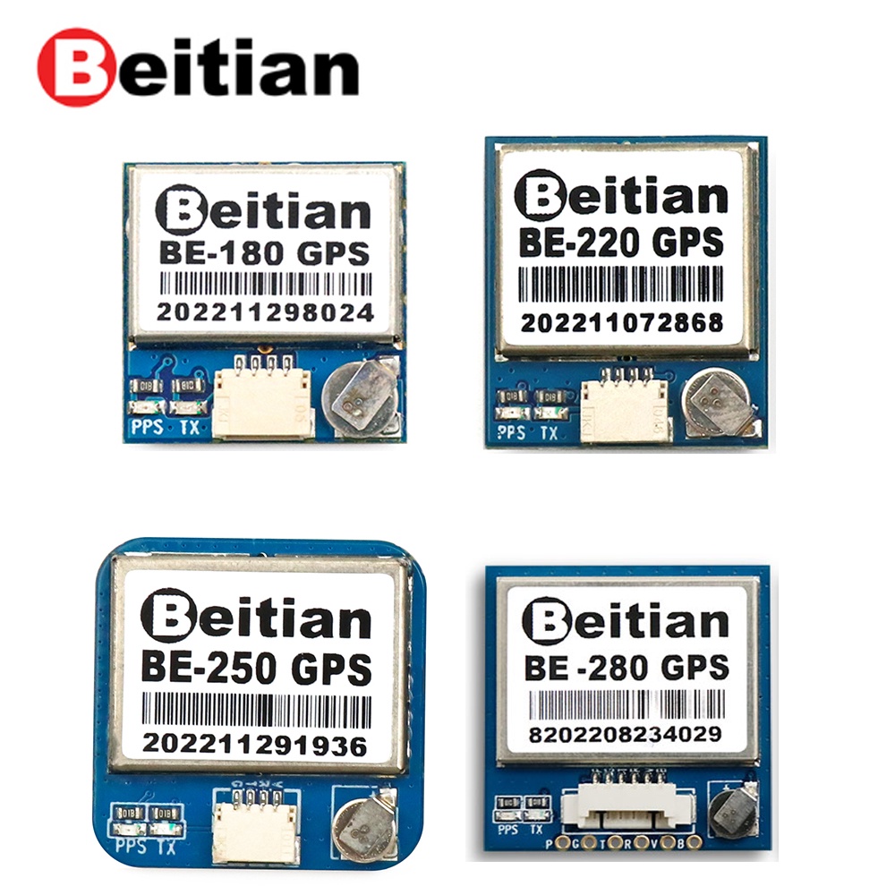 Beitian โมดูลรับสัญญาณ GPS BE-180 BE-220 BE-280 BE-880 พร้อมเสาอากาศ M10050 GNSS พลังงานต่ํามาก GNSS สําหรับโดรนยานพาหนะ