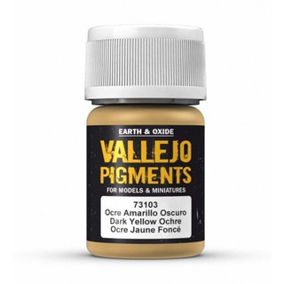 Vallejo PIGMENTS 73.103 Dark Yellow Ochre