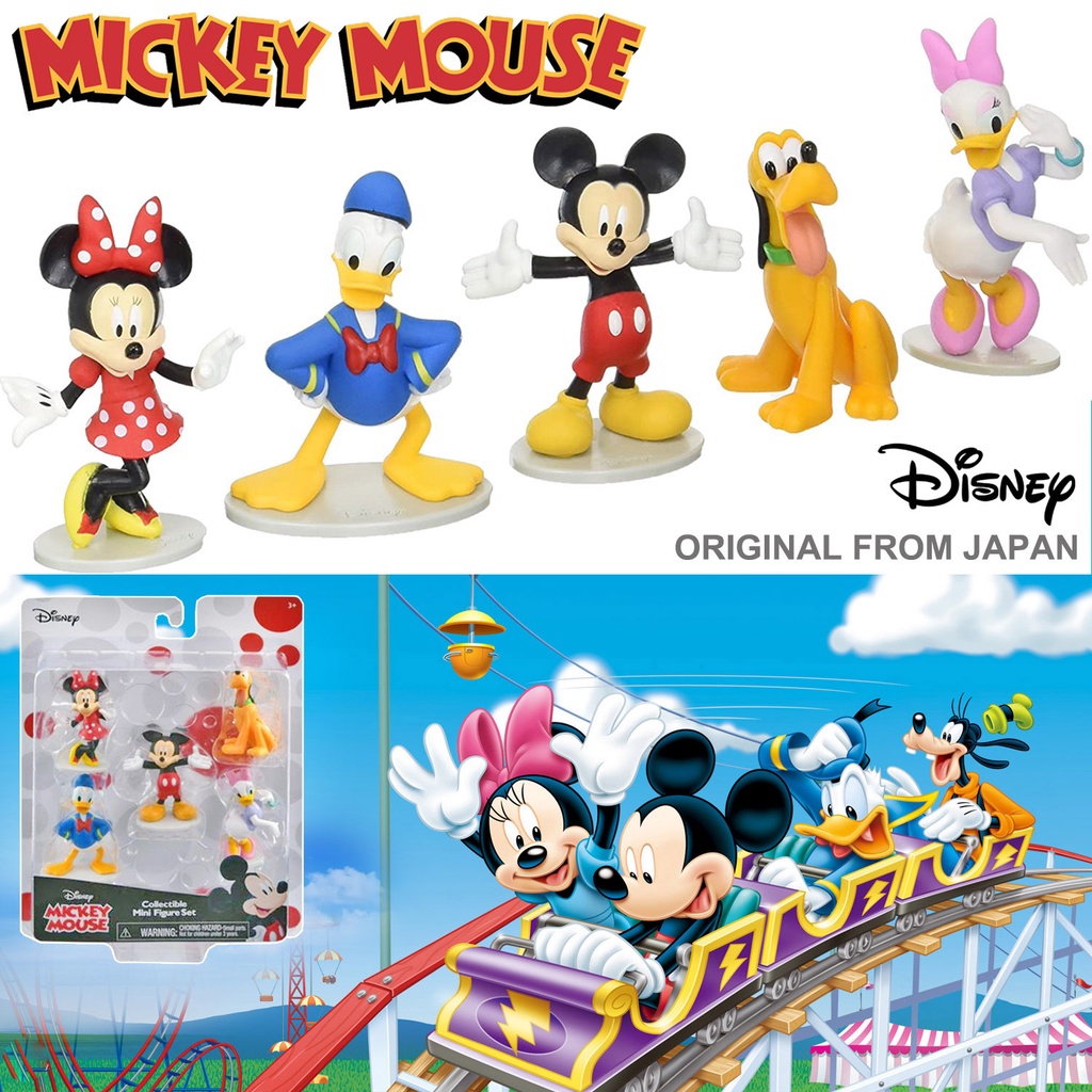 งานแท้ Mickey Mouse มิคกี้เมาส์ Pluto พลูโต Donald Duck โดนัลด์ ดั๊ก Minnie Mouse มินนี่ เมาส์ Daisy Duck เดซี่ดั๊ก