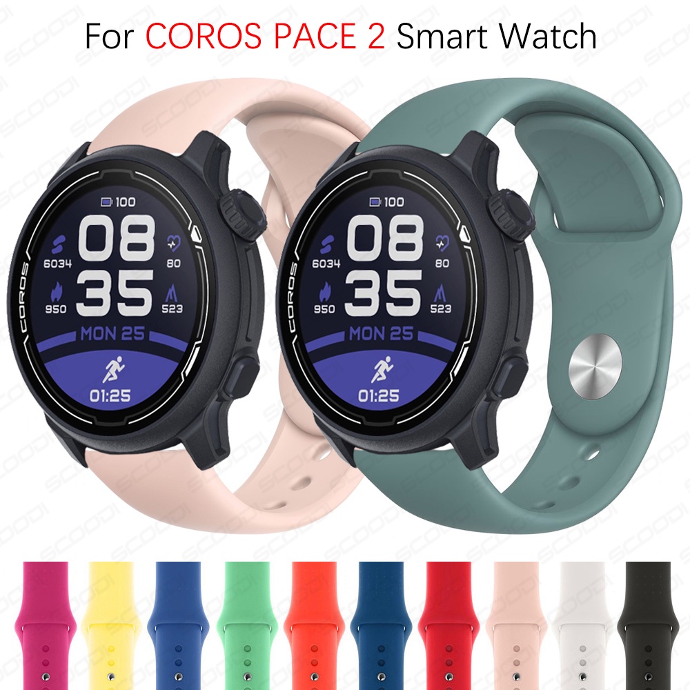 สายซิลิโคนสําหรับ COROS PACE Pro / COROS PACE 2 / COROS PACE 3 Smart watch Sport นาฬิกาข้อมือ