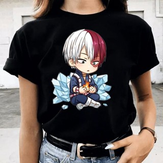 My Hero Academia Women T-Shirt Summer Boku No Hero Anime Clothes Harajuku Vintage Aesthetic Manga Tshirt Women_04