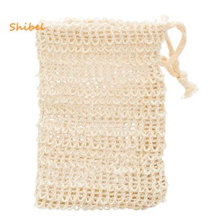 Shibel ถุงตาข่ายฟองน้ํา ประหยัดสบู่ สําหรับขัดผิว