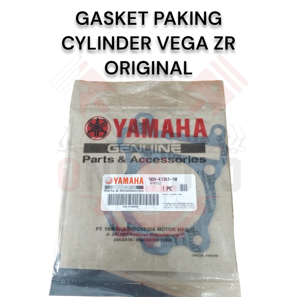 PAKING PACKING GASKET CYLINDER BLOCK BOTTOM VEGA ZR YAMAHA ORIGINAL 5D9-E1351-10