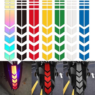 Suitable for motorcycle fender decorative stickers front fender arrow reflective stickers