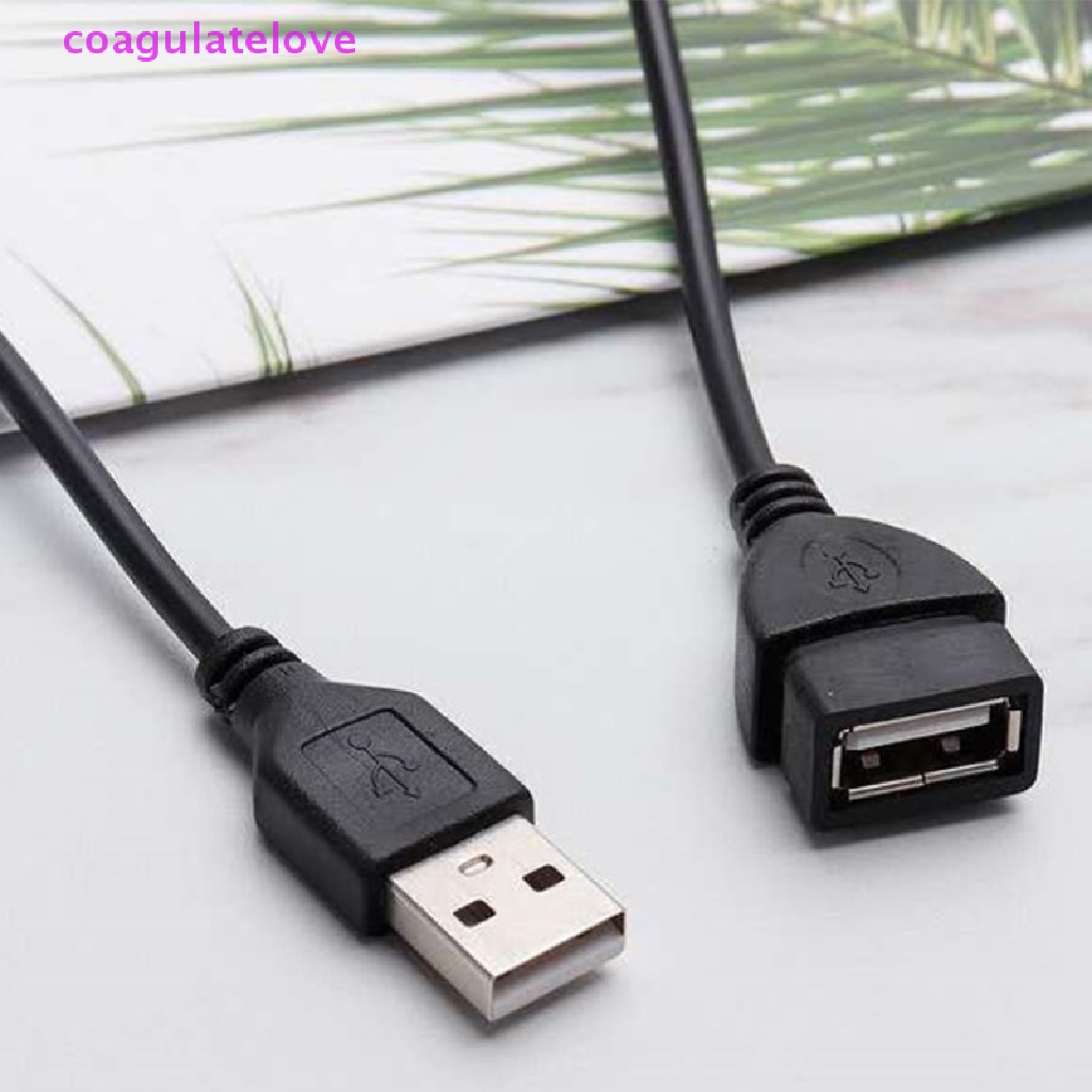 Coagulatelove สายเคเบิลต่อขยาย USB 2.0 0.6 ม. 1 ม. 1.5 ม. [ขายดี]