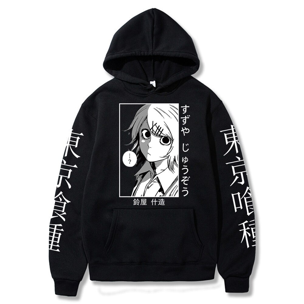 Juuzou Suzuya Hoodie อะนิเมะ Tokyo Ghoul มังงะ Hodie ความงาม kawaii ผู้ชายผู้หญิง