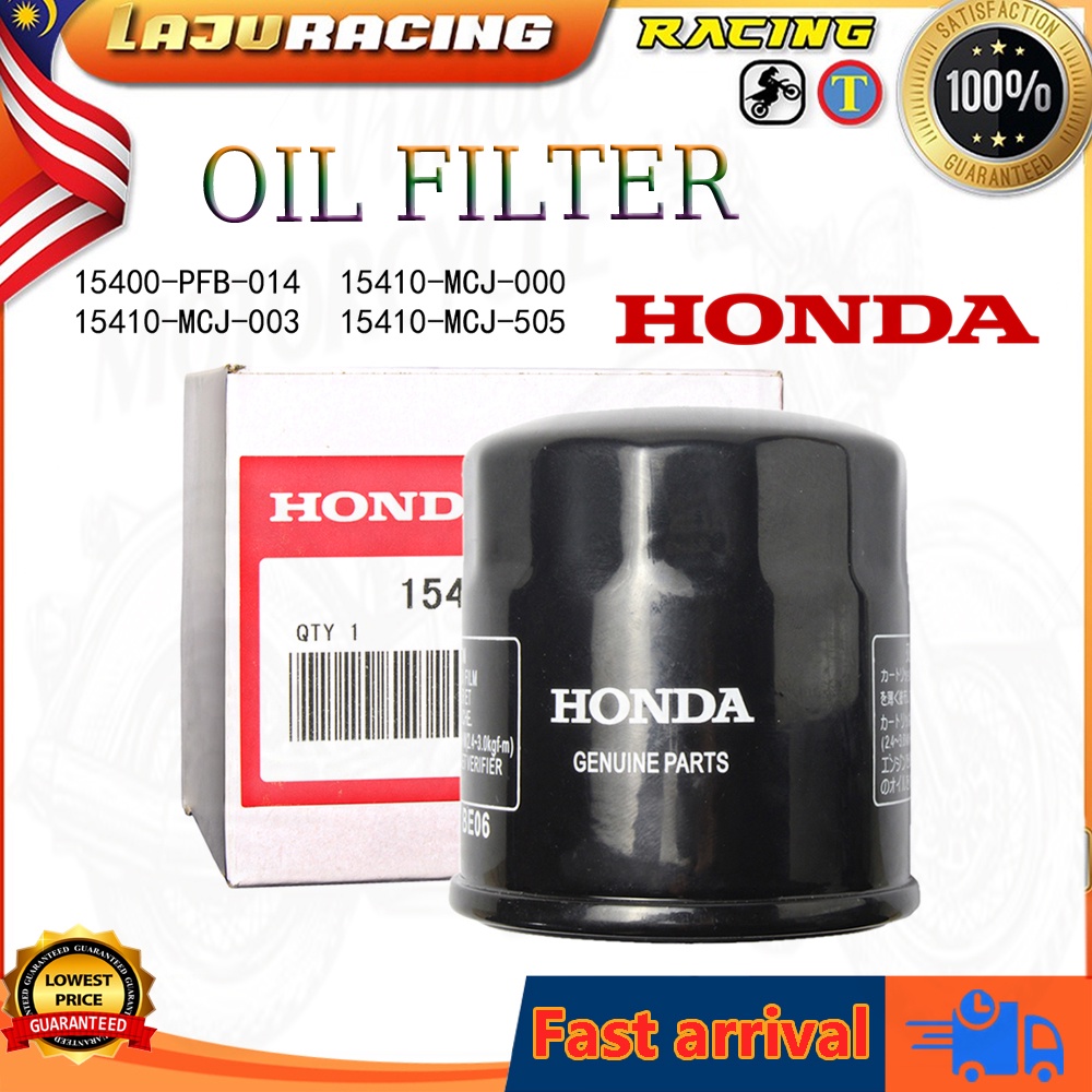 OIL FILTER กรองน้ำมันเครื่อง Forza300,CB500 CBR500,CB500X,CB650F,CBR650F,CBR650R,NC750X,X-ADV750,CBR600RR,Steed400
