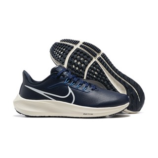 Nike Moonshot Zoom Cushion Shock Absorbing Pegasus 39 Running Shoes Sneakers Dark blue white 40-45