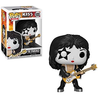 ฟิกเกอร์ Funko Pop 122 Rocks: Kiss - The Starchild ของเล่นสําหรับเด็ก