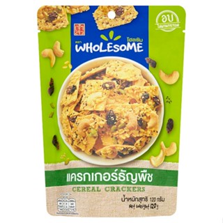 เจ้าสัวโฮลซัม กรัม แครกเกอร์ธัญพืช 120CHAOSUA WHOLESOME CEREALCRACKER120G