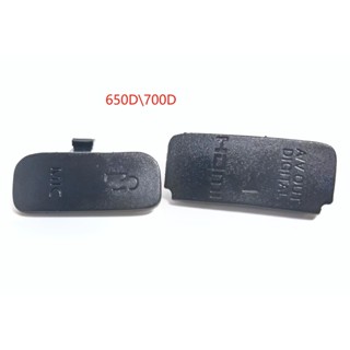 ใหม่ ฝาครอบด้านล่างประตูยาง USB HDMI DC IN VIDEO OUT สําหรับกล้อง Canon 7D 40D 50D 60D 70D 77D 800D 600D 650D 700D