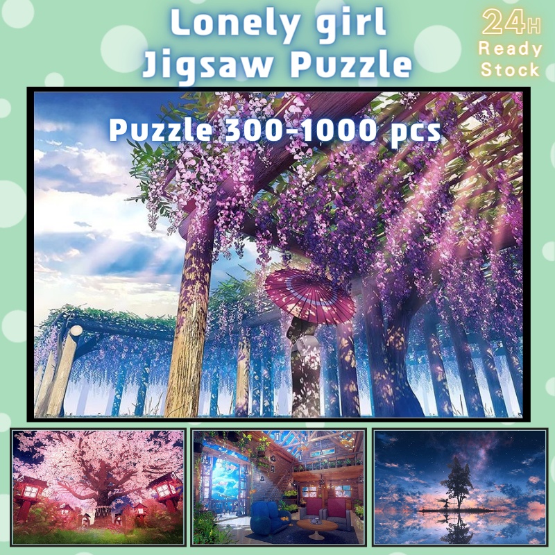 📣พร้อมส่ง📣【Lonely girl】jigsaw puzzle จิ๊กซอว์ 1000 ชิ้นของเด็ก จิ๊กซอว์ไม้ 1000 ชิ้น จิ๊กซอว์ 1000 ชิ้นสำหรับผู้ใหญ่ จิ๊กซอ จิ๊กซอว์ 500 ชิ้น🧩2จิ๊กซอว์ 1000 ชิ้น สำหรับ ผู้ใหญ่ ตัวต่อจิ๊กซอว์ จิ๊กซอว์ การ์ตูน