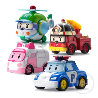 Robocar Poli Die-Cast Brooms Town Rescue Team Series 4 Types / Mini Car Toys, Kids Toys Children Gift