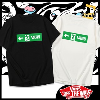 Vans T-shirt Couple Cotton Vans Shirt Unisex Asian Size Variety of colors_03