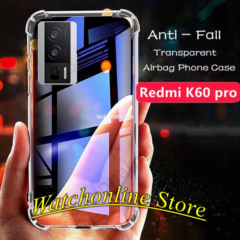 เคสยืดหยุ่นกันกระแทกสําหรับ Redmi K60, K60 pro K60e ป้องกัน 4 มุม