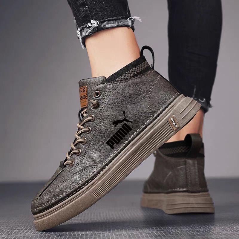 รองเท้าหนังลําลองผู้ชาย Oxfords รองเท้าผ้าใบแฟชั่นรองเท้าสบาย