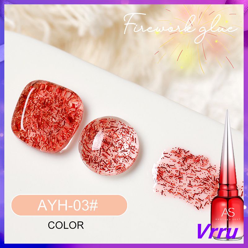 สีเจล สีทาเล็บเจล ฟอยล์สายรุ้ง AS ( รหัส AYH ) 9 เฉด 15ml ยาทาเล็บเจล AS เงา ติดทนนาน เม็ดสีแน่น พร้อมส่ง!
